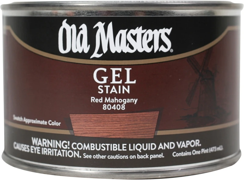 Gel Stain, Oil-Based, Red Mahogany, 1-Pt.