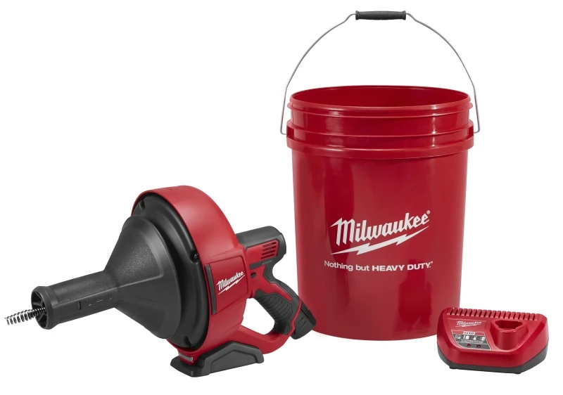 M12 12 Volt Lithium-ion Cordless Drain Auger Kit With 25 Ft Cable