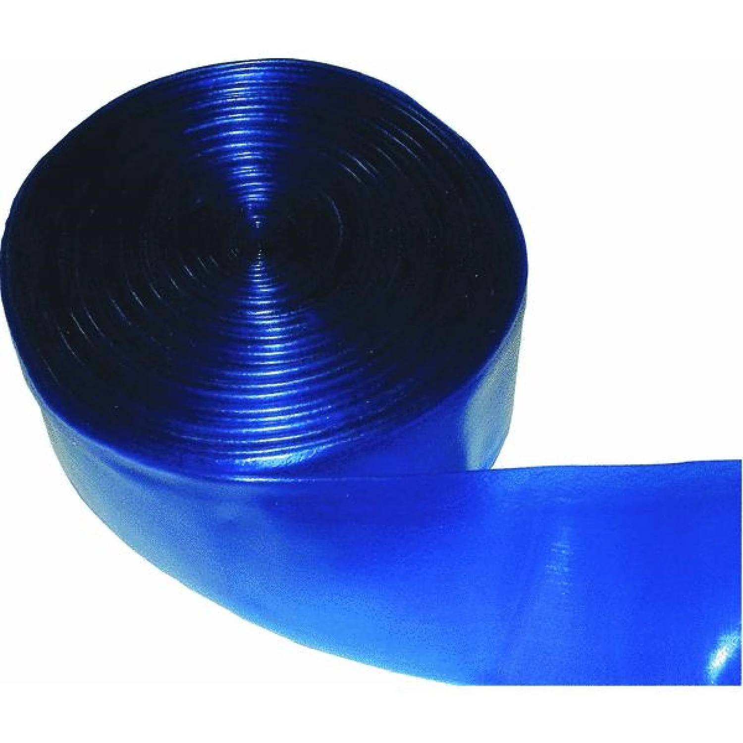Pool Backwash Hose, Blue Transparent, 1-1/2 In. x 50 Ft.