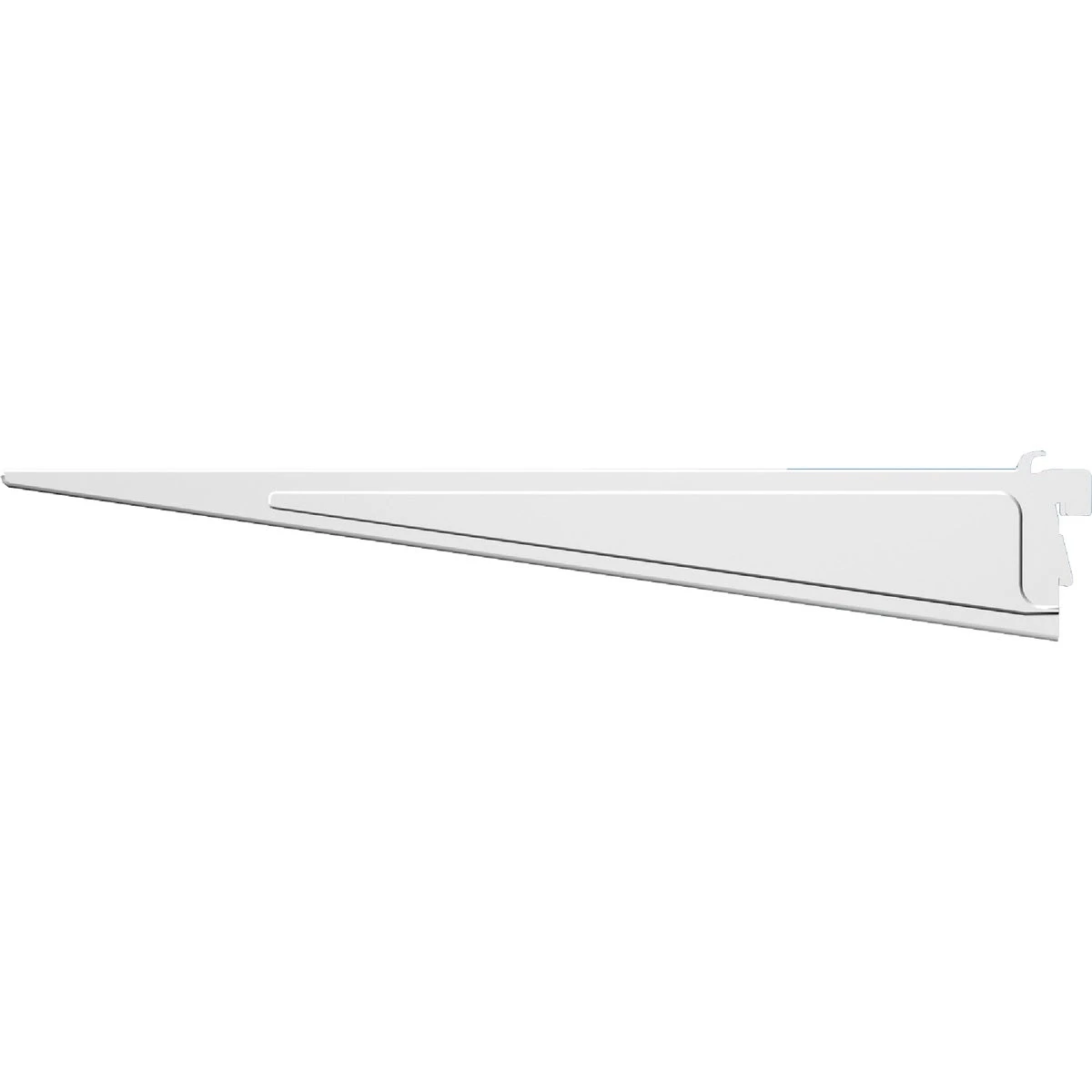 16-In. White Shelf Track Bracket