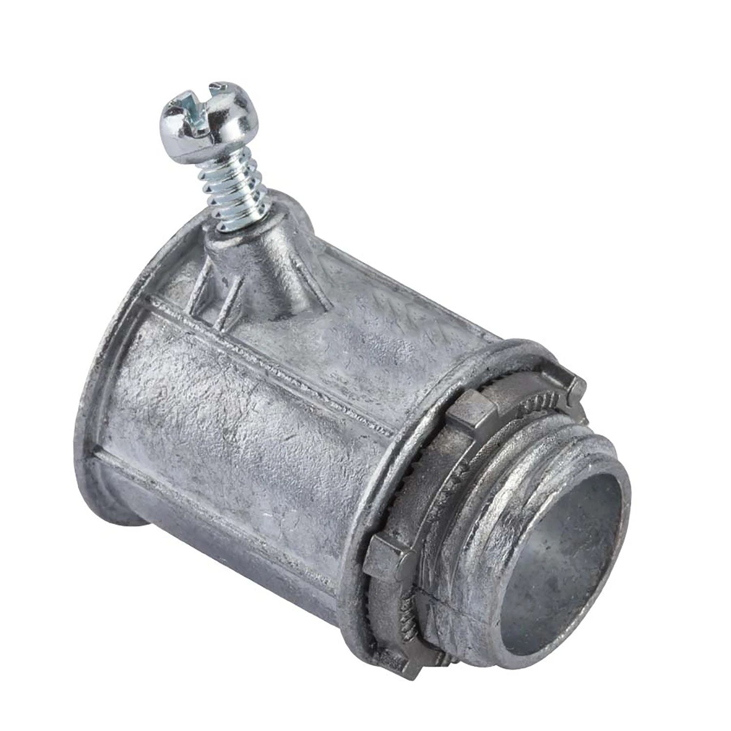 Conduit Box Connector, 1/2 x 1/2-In. Knockout