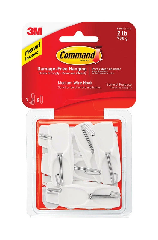 Medium Wire Toggle Hook (7-Pack)