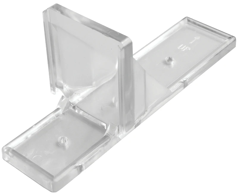Clear Polycarbonate Mini Snow Guard 2 In. H X 2 In. W X 6 In. L