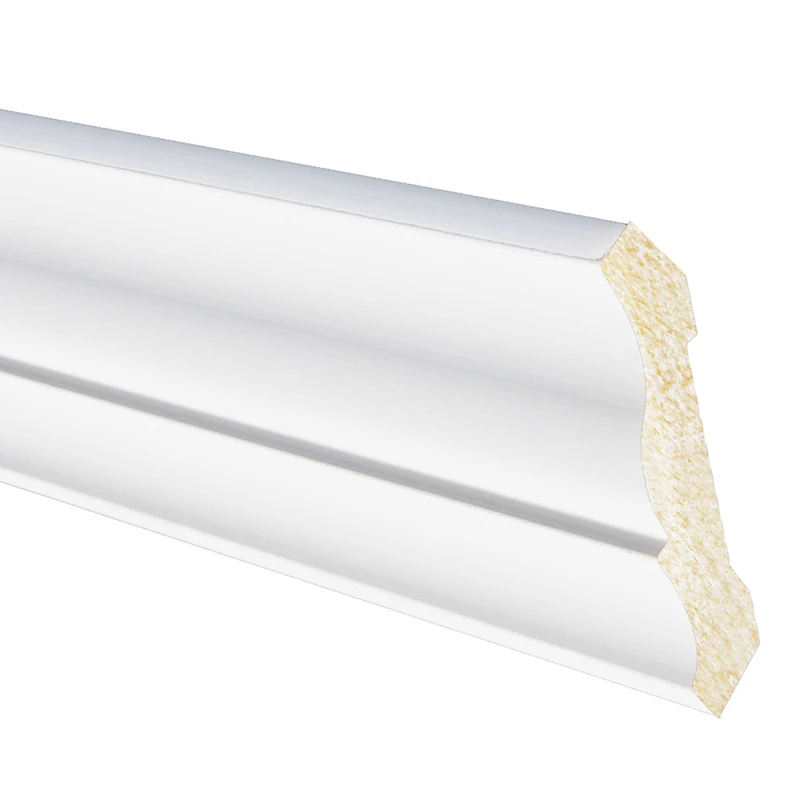 1/2 In. W X 3-3/16 In. H X 8 Ft. L Crystal White Polystyrene Crown Molding