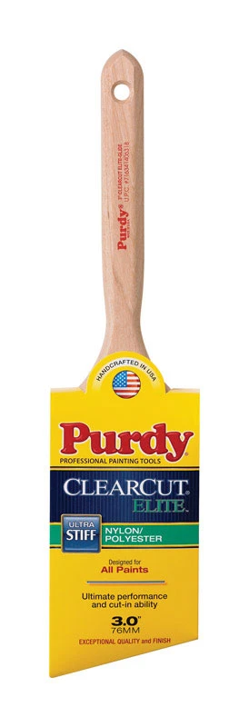 Clearcut Elite Glide 3 In. Angular Trim Paint Brush - Model 144152830