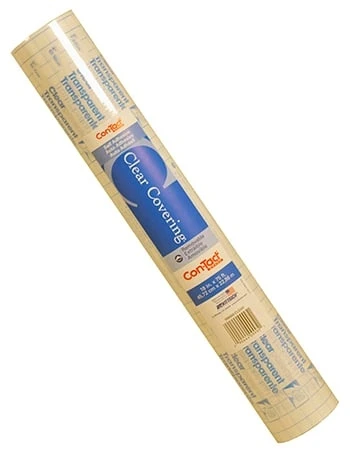 Brand Self-adhesive Clear Matte Shelf Liner, 18 Inches X 75 Feet