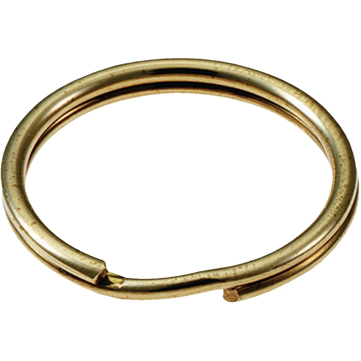 77502 Brass Split Key Ring 1-1/8" - 2 Pack