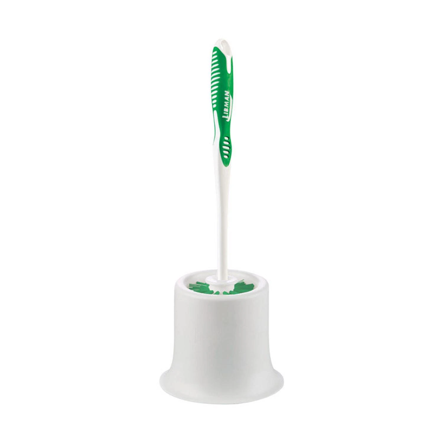 16.75 In. Toilet Bowl Brush With Caddy - Durable Polypropylene Design