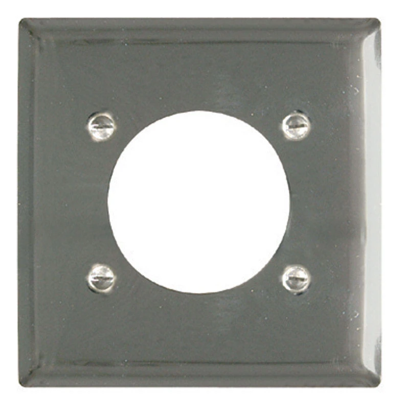 Pass & Seymour S3862CCC10 Wallplate, 4-1/2 in L, 4.56 in W, Standard, 1-Gang, Metal, Silver, Chrome-Plated Pass & Seymour S3862CCC10 Wallplate, 4-1/2 in L, 4.56 in W, Standard, 1-Gang, Metal, Silver, Chrome-Plated