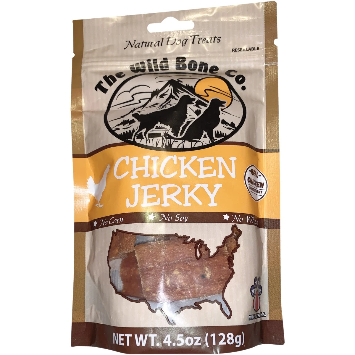 Chicken Jerky Dog Treat, 4.5 Oz, Grain-free, Model 1930.6