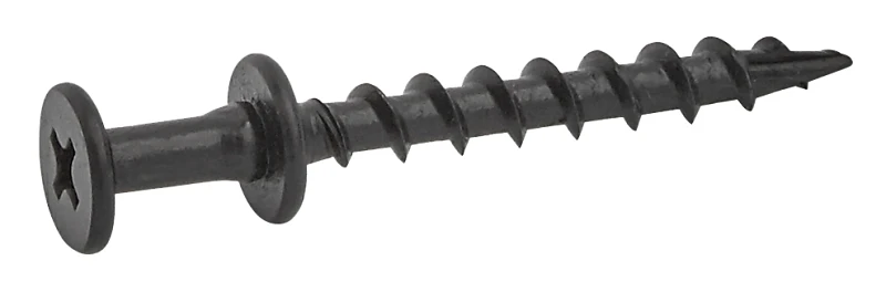 Bearclaw Hanger Screws & Anchors, Black, 6-Pk.