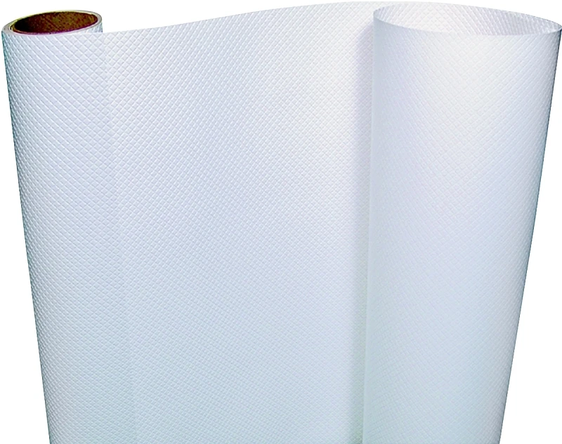 12 In. X 5 Ft. Clear Non-adhesive Textured Shelf Liner - Simple Elegance