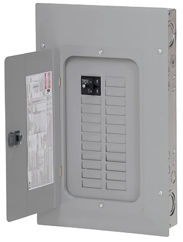 Load Center, Indoor, Combination Cover, 20 Space/20 Pole, 100-Amp Main Breaker
