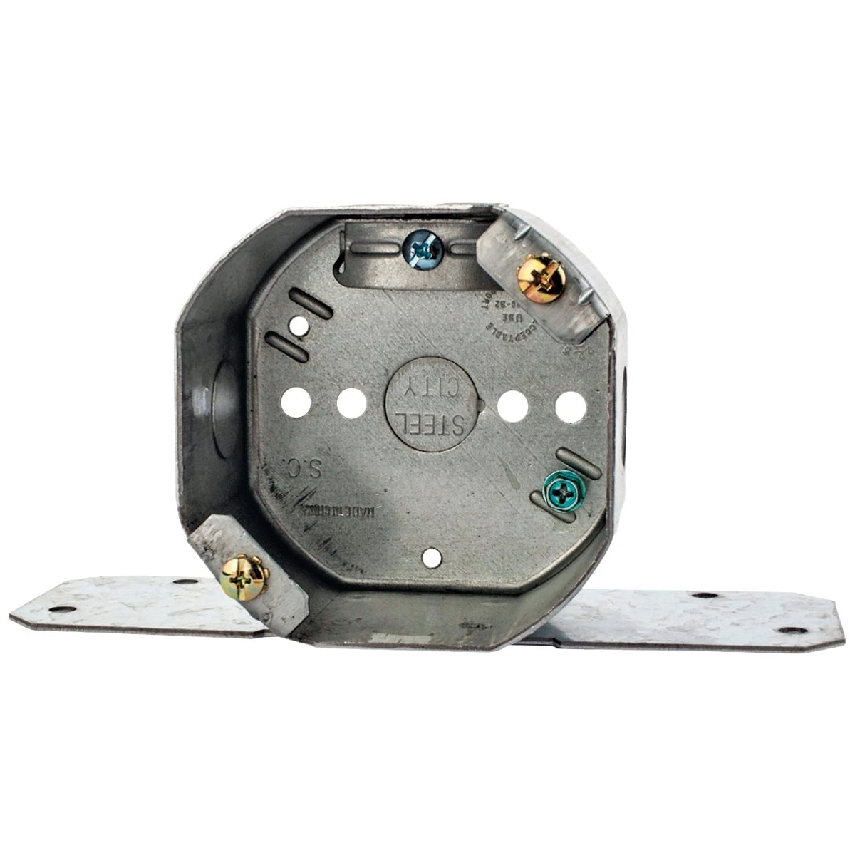 4 In. New Construction Octagon Ceiling Fan Support Box 54171 Fcfb