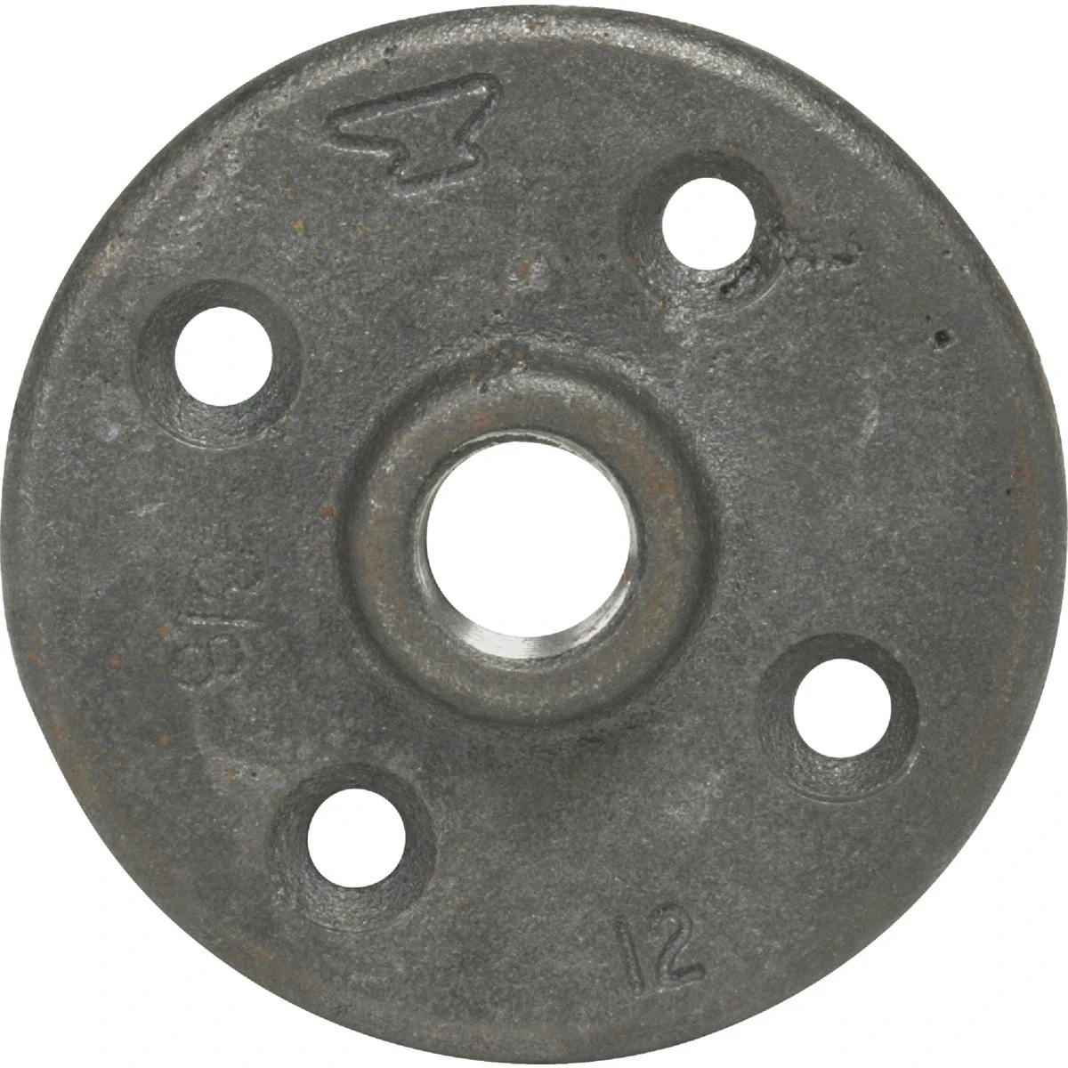 Black Pipe Floor Flange, 1/2 In.