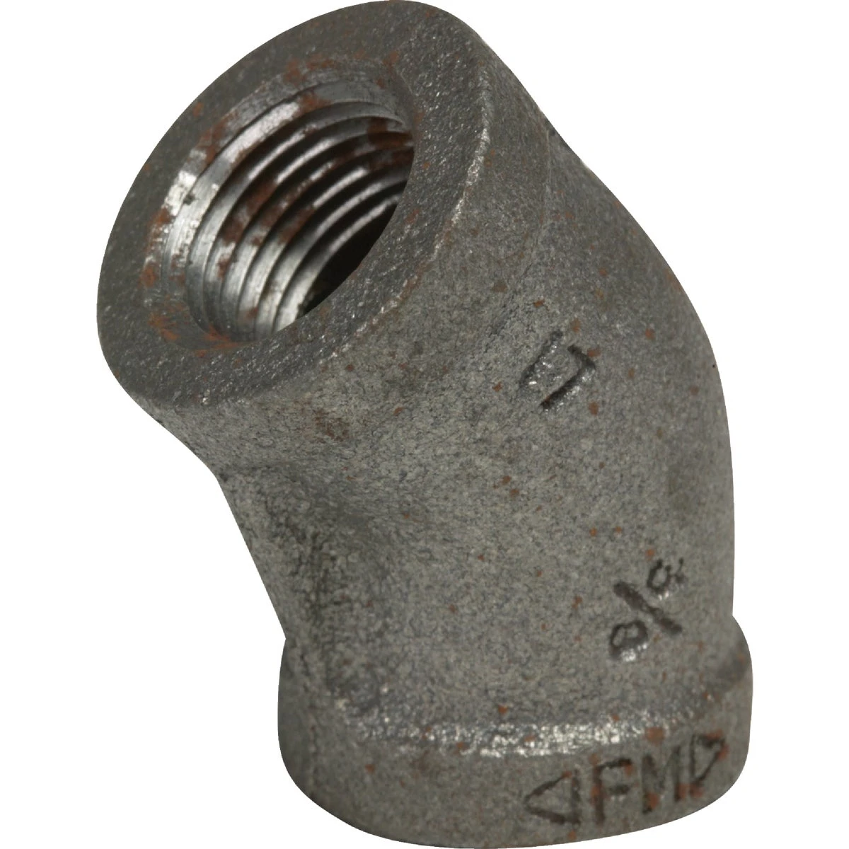 45-Degree Black Pipe Elbow, 1 In.