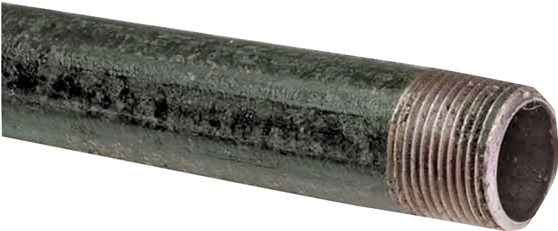 1-1/4 In. X 10 Ft. Black Steel Pipe - Durable And Versatile For Plumbing And Construction