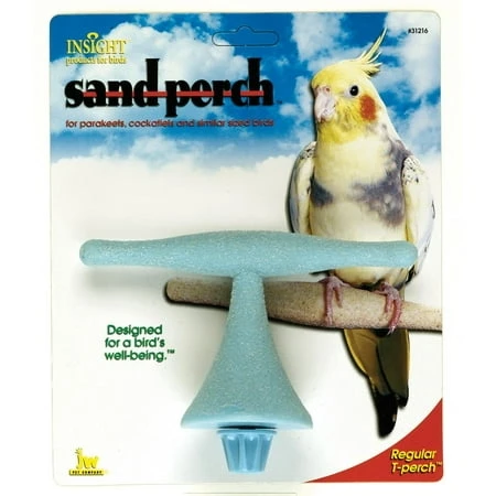 Insight T Shaped Sand Perch Regular Bird Accessory