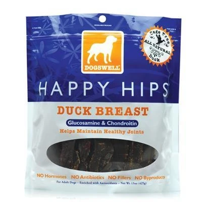 Happy Hips Duck Dog Chews 32 Ounces - Premium Jerky Treats