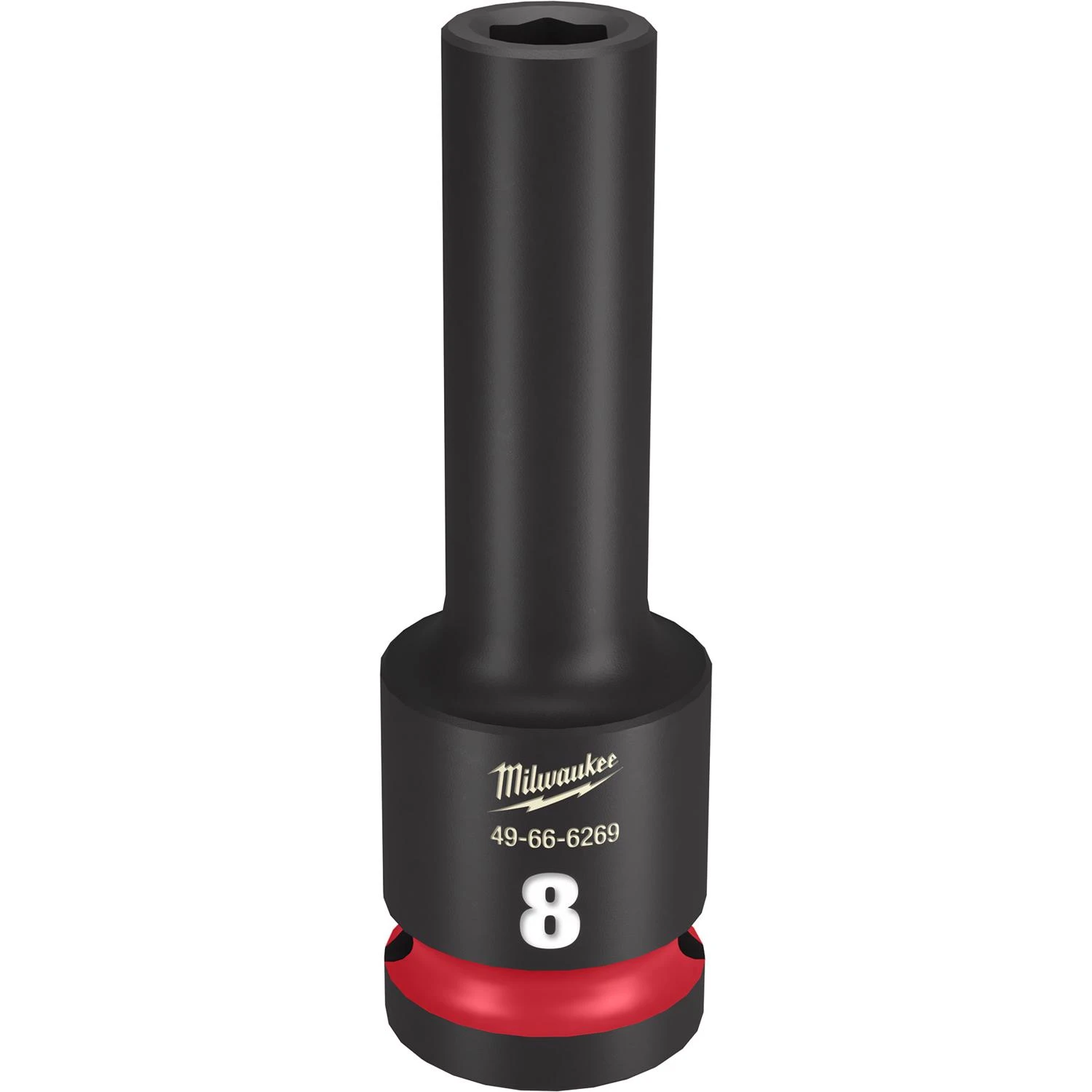 Shockwave 8 Mm X 1/2 In. Drive Deep Impact Socket - 6 Point