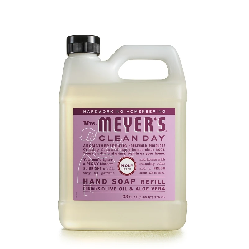 Clean Day Organic Peony Scent Hand Soap Refill 33 Oz - Pack Of 6
