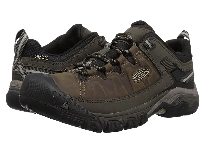 Men's Targhee Iii Waterproof Hiking Shoes - Size 10.5 Wide - Bungee Cord / Black