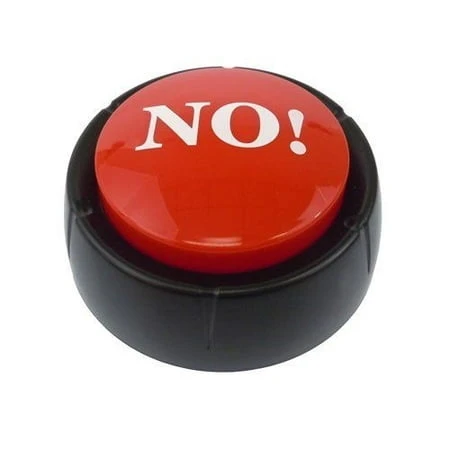 No Sound Button - Funny Novelty Desk Toy For All Ages