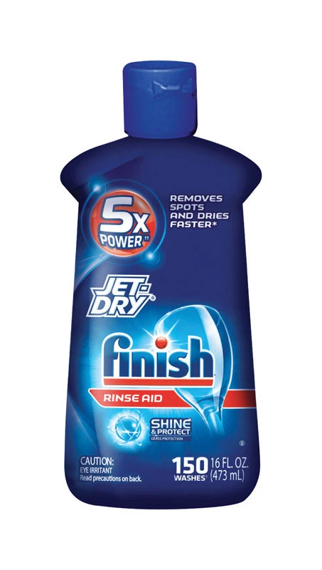 Finish Original Scent Liquid Dishwasher Rinse Aid 16 Oz 1 Pk - 150 Washes