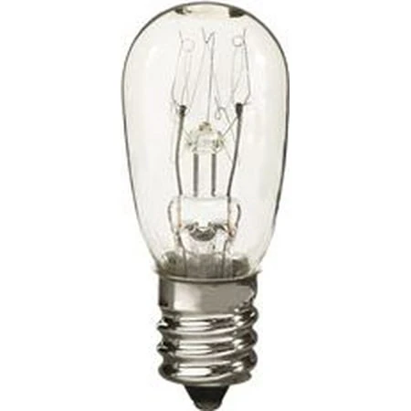 S3905 15-watt 130v T7 Clear Candelabra Base Incandescent Light Bulb