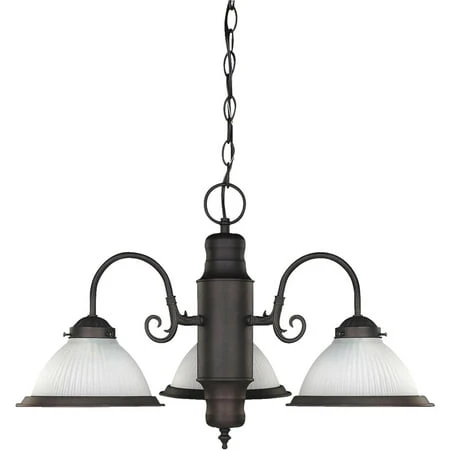 Halophane 3-bulb Orb Chandelier Model Ichanc73orb