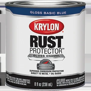 69106 0.5 Pint Gloss Basic Blue Rust Protector Enamel Brush-on