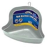 Tall Corner Litter Pan With Quick Lock - Assorted Colors