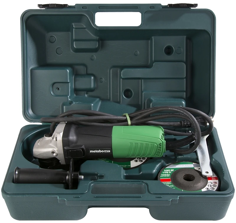 G12sr4m 4.5 In. 6.2 Amp Corded Angle Grinder With 5 Discs