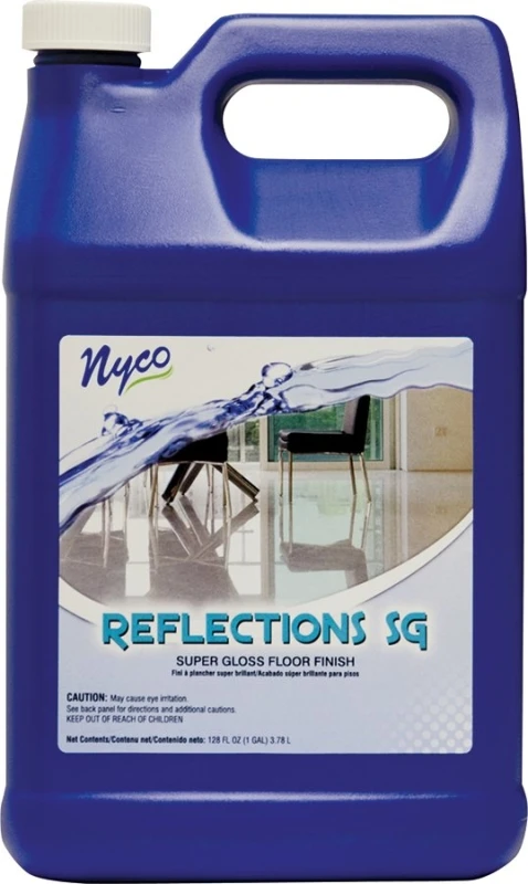 Nl90422-900104 Super Gloss Floor Finish, 128 Oz, Pack Of 4, Acrylic Polymer