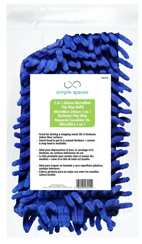 Microfiber Dustmop Refill For Hardwood And Hard Surfaces - Model 7015