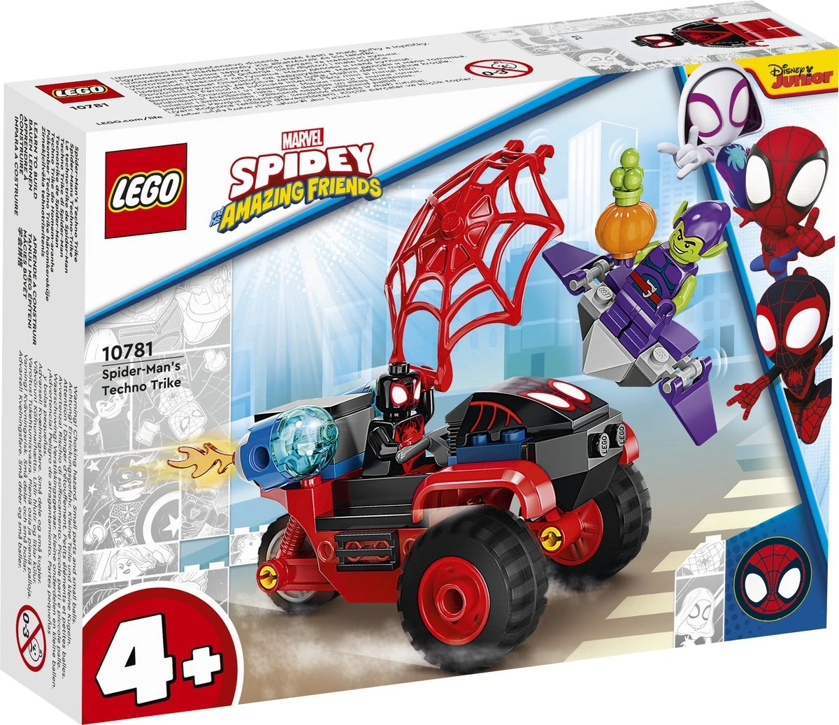 Marvel Super Heroes Miles Morales: Spider-man's Techno Trike Building Set 10781
