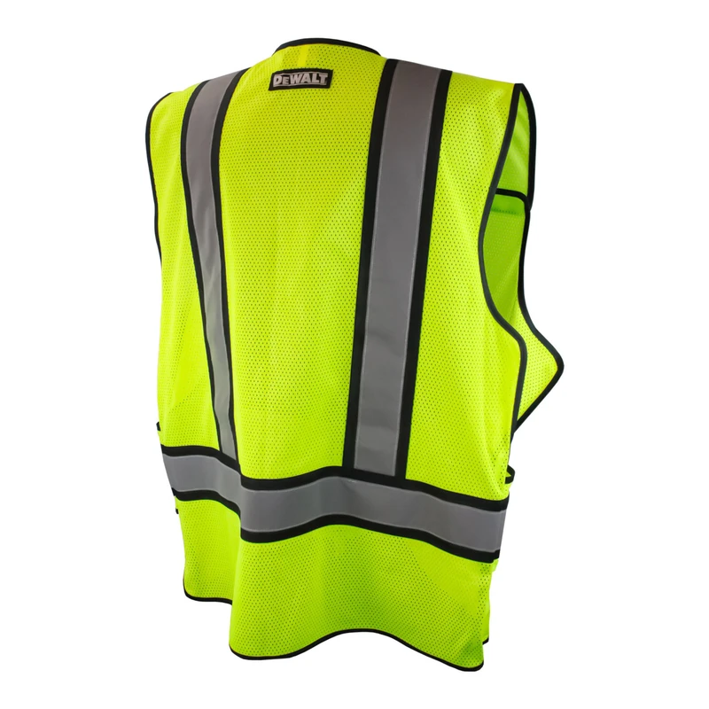 Class 2 Hi-vis Breakaway Vest Green Xl/3xl With Reflective Tape