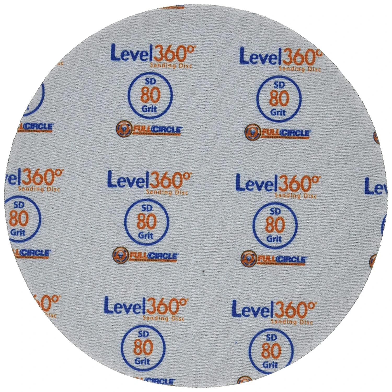 Level 360 8.75 In. Aluminum Oxide Hook And Loop Sanding Disc 80 Grit 5 Pk
