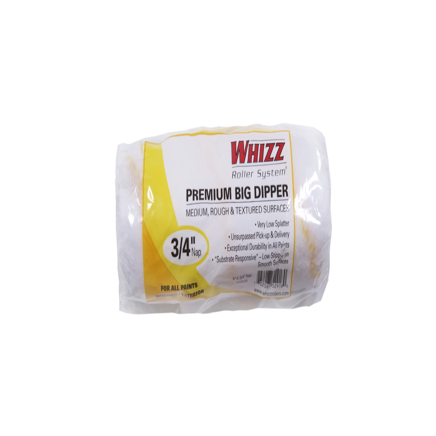 Fabric 9 In. W X 3/4 In. Cage Paint Roller Cover, 1 Pk, Model 52918