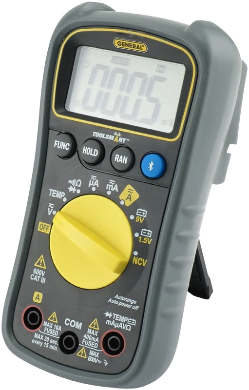 Toolsmart Ts04 33 Lcd Bluetooth Digital Multimeter 1 Pk With Accessories