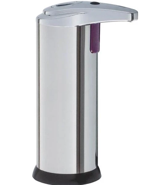 Zyx-01e Touch-free Automatic Soap Pump Dispenser - Stainless Steel, 7.8 Oz Capacity