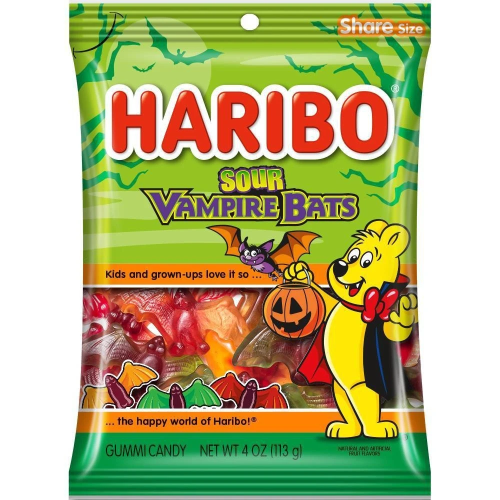 Sour Vampire Bats Assorted Candy - 4 Ounces
