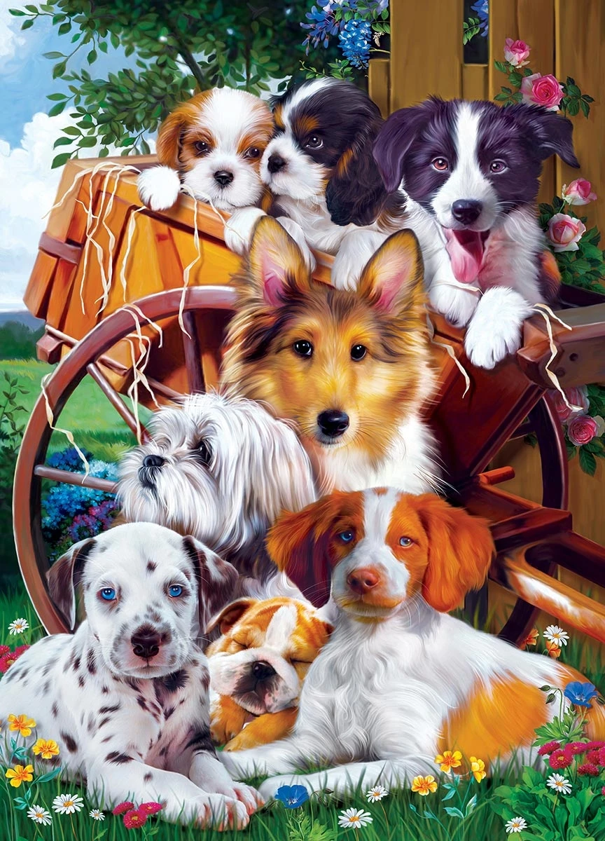 Furry Friends Ready For Work 1000 Piece Jigsaw Puzzle - Masterpieces
