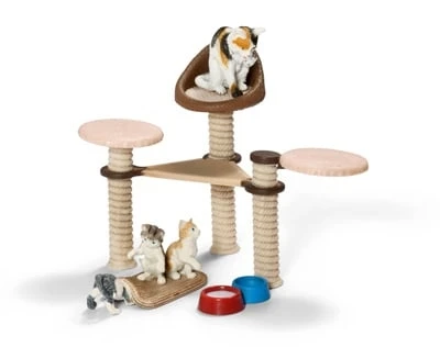 Cat Scenery Playset, Multi Color, Model 41801