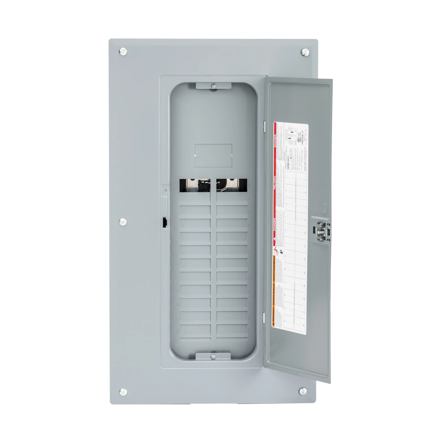 Homeline 125 Amp 120/240 Volt 20 Space 40 Circuit Main Lug Load Center