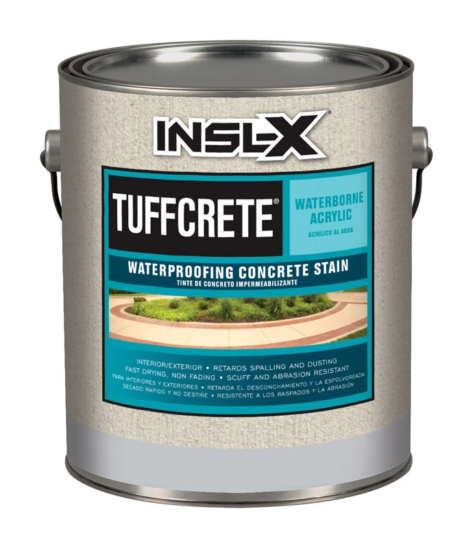 Tuffcrete Semi-transparent Satin White Waterproofing Concrete Stain 1 Gallon