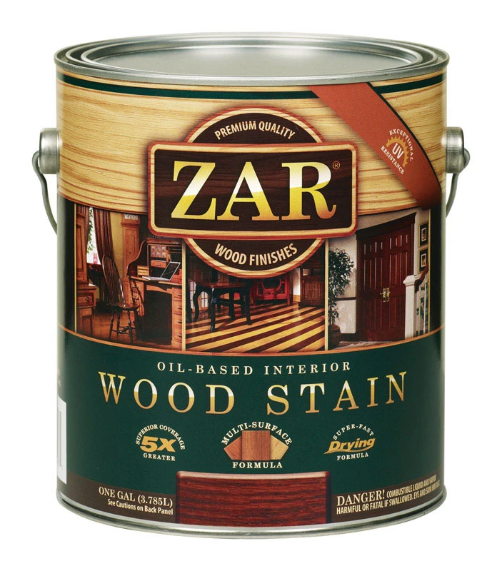 ZAR Semi-Transparent Dark Mahogany Oil-Based Wood Stain 1 gal.