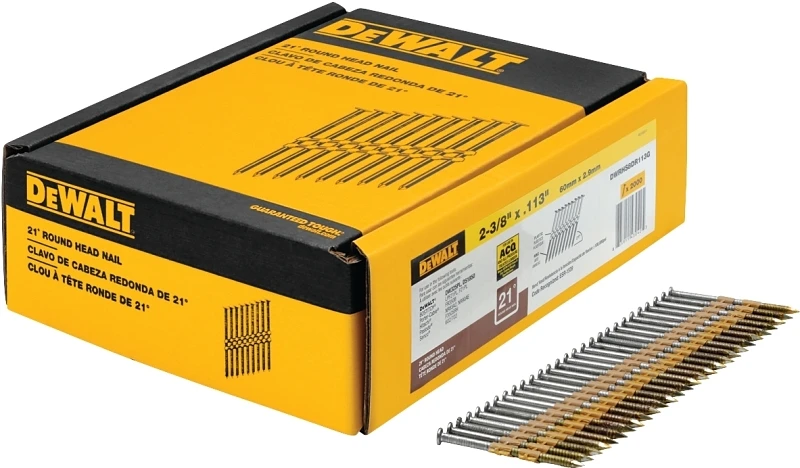 2-3/8 In. X 0.113 In. Ring Shank Galvanized Framing Nails 2000 Pk