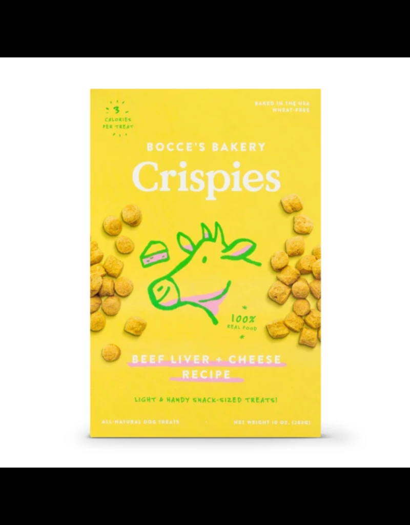 Beef Liver & Cheese Crispies Dog Treats, 10 Oz - Limited Ingredient Snack
