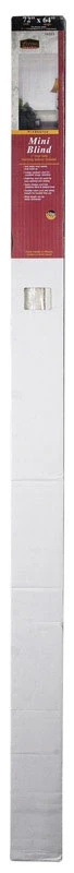 Living Accents Vinyl Interior Mini-Blinds 72 in. W Alabaster